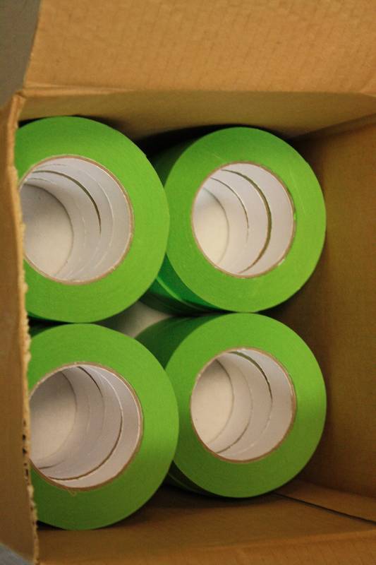 lot 101 image: 14 Rolls of 1.5 Green Tape