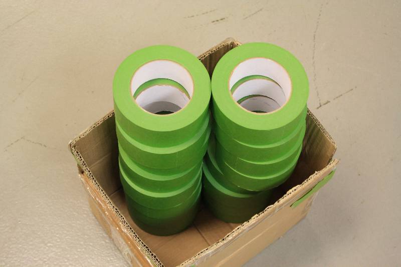 lot 100 image: 16 Rolls of 2 Green Tape