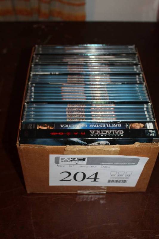 lot 204 image: DVDs - Battlestar Galactica Season 12344.5, Razor,