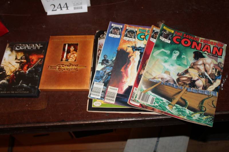 lot 246 image: Conan The Barbarian The Complete Quest The Franchise Collection Books, Movie, Marvel Comics