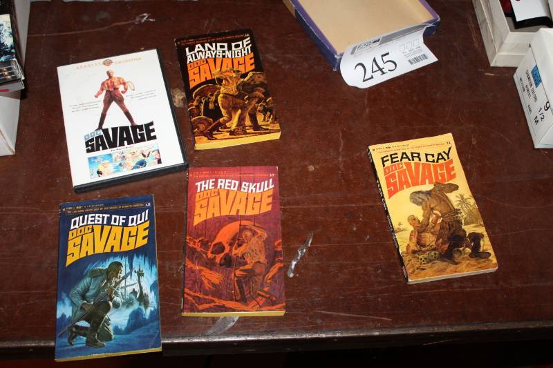 lot 245 image: Doc Savage Paperback Books, Movie