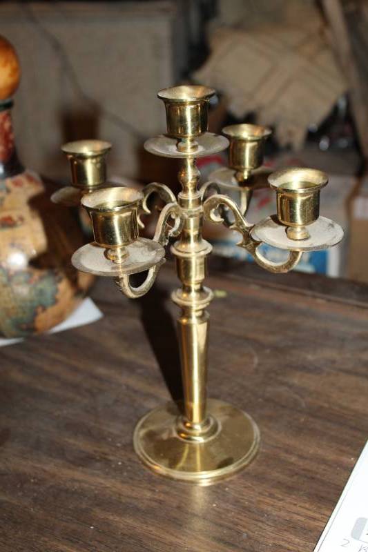 lot 137 image: Brass Candlestick