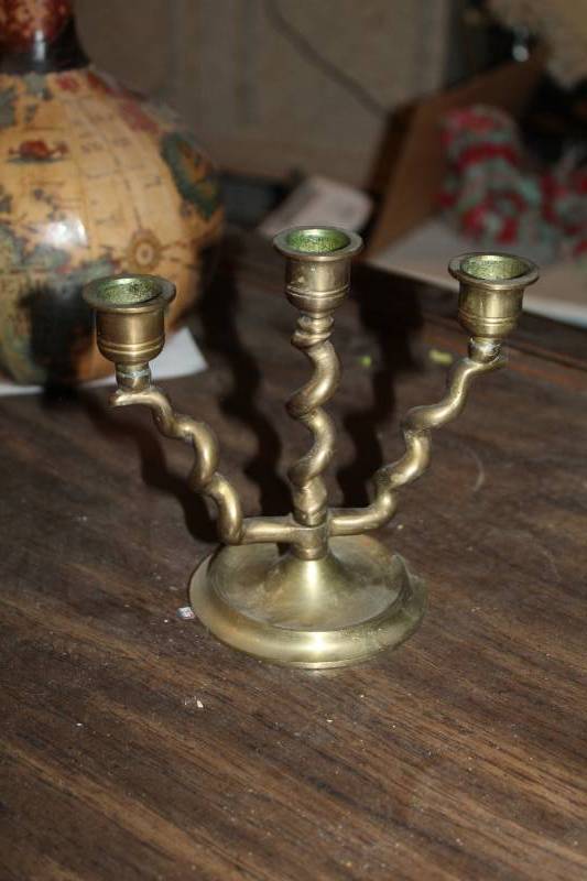 lot 138 image: Brass Candle Holder