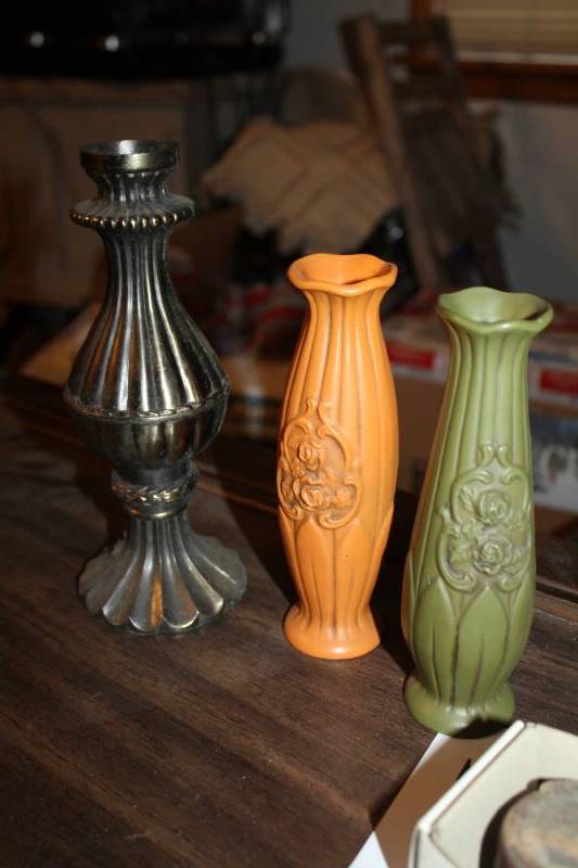 lot 140 image: Ceramic Candle Holders