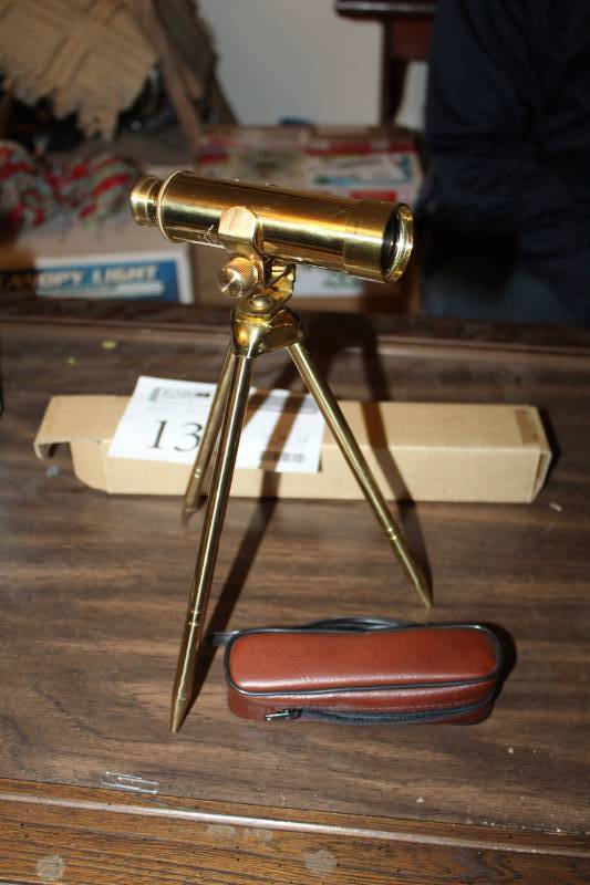 lot 133 image: Brass Telescope