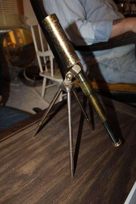 lot 134 image: Brass Telescope