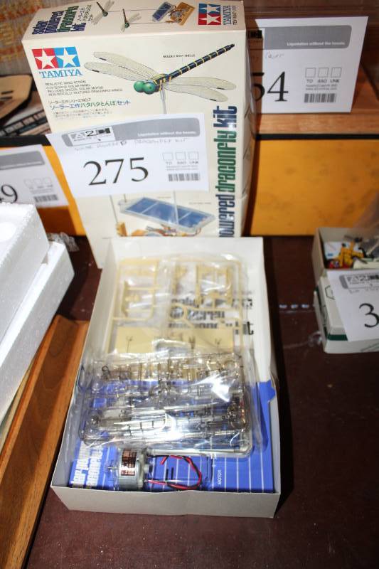 lot 275 image: Tamiya Solar Powered Dragonfly Set