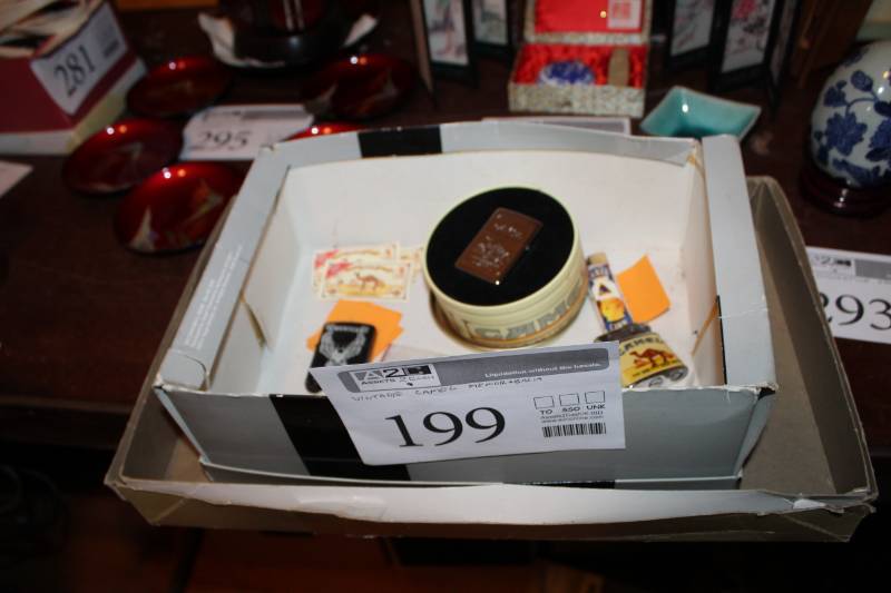 lot 199 image: Vintage Camel Cigarette Memorabilia