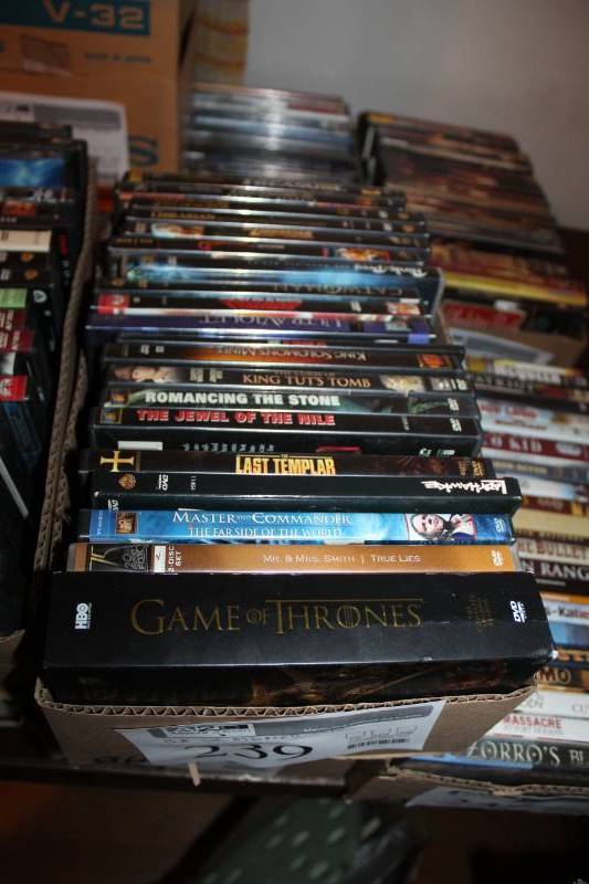 lot 239 image: DVDs