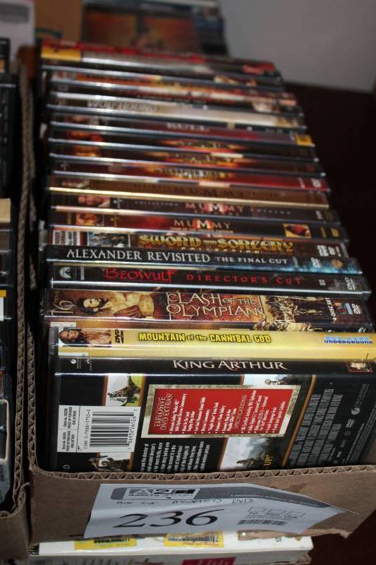 lot 236 image: DVDs