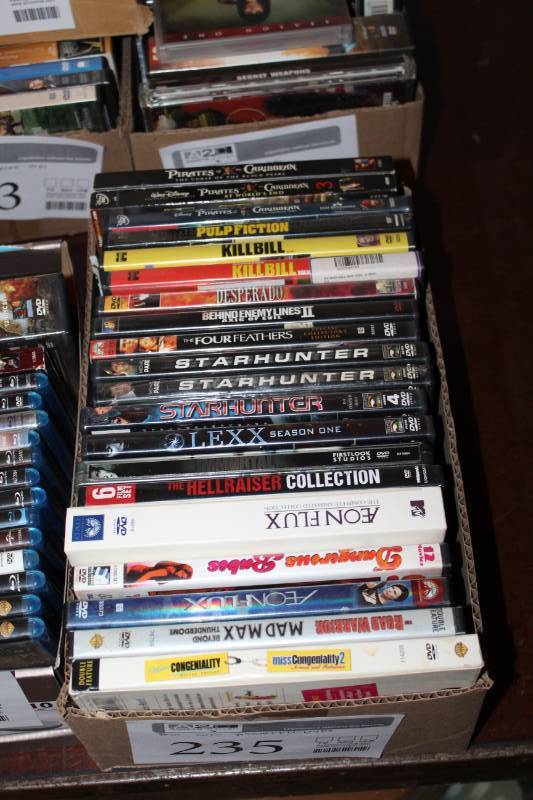 lot 235 image: DVDs