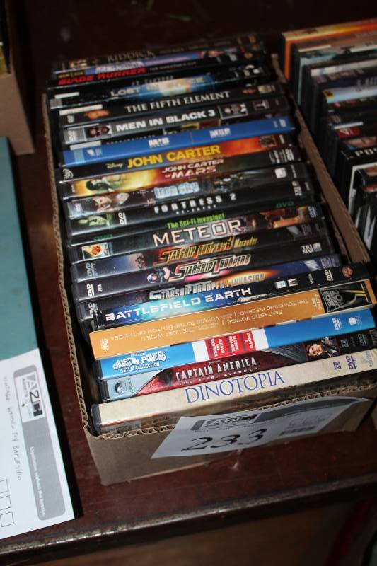 lot 233 image: DVDs