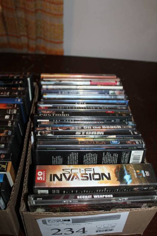 lot 234 image: DVDs