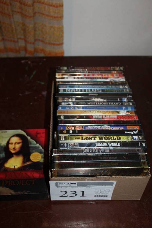 lot 231 image: DVDs