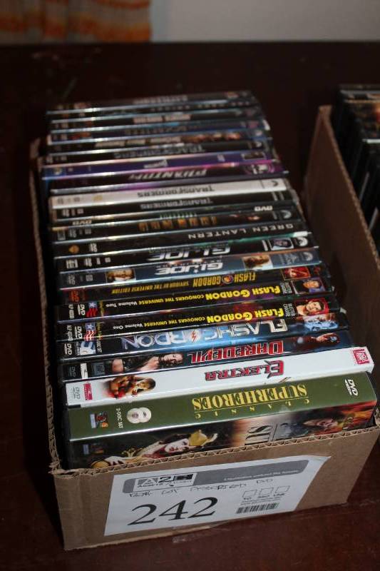 lot 242 image: DVDs