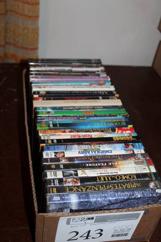 lot 243 image: DVDs