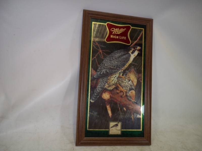 lot 47 image: Miller High Life Mirror 15 x 26