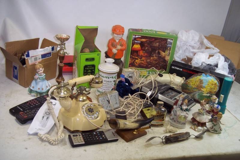 lot 58 image: Phones, Alarm Clocks and Assorted items