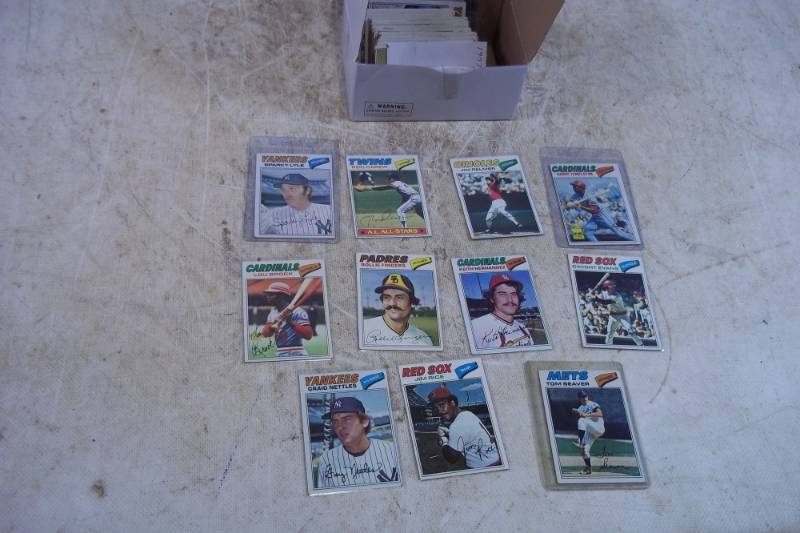 lot 66 image: 1977 Topps Baseball Cards over 85 Cards