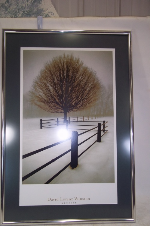 lot 101 image: David Lorenz Winston ( Solitude) Framed Print 27 x 39