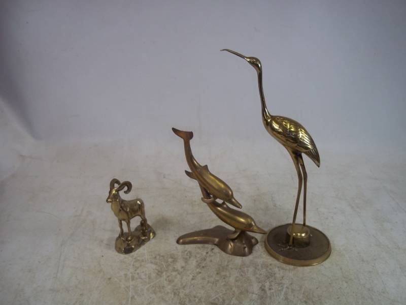 lot 109 image: Brass Animals