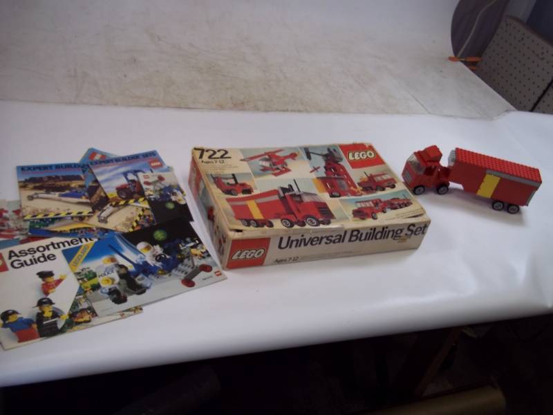 lot 147 image: Lego Set Number 722 with Lego Guides