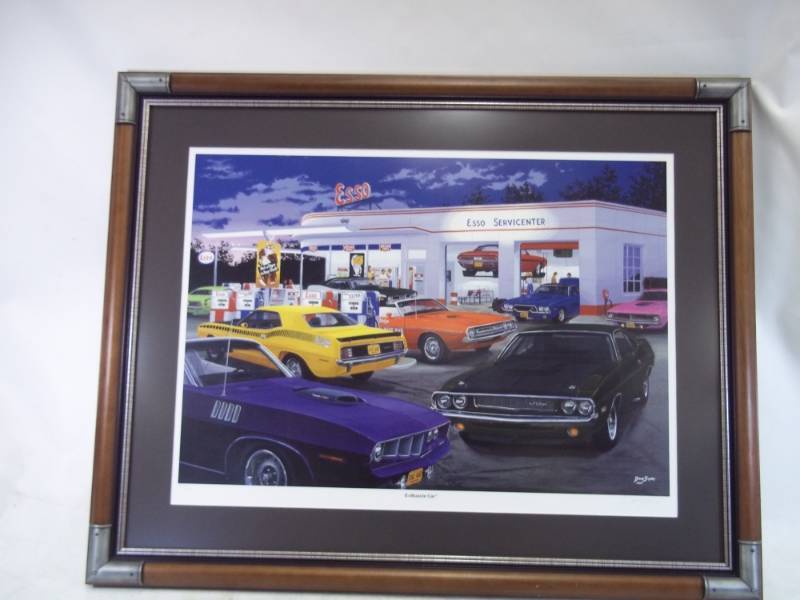 lot 176 image: Dave Snyder (EMuscle Car) Framed Print 504950  28 x 35