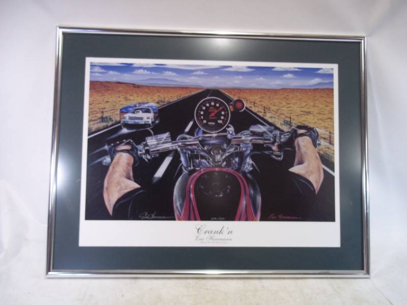 lot 177 image: Eric Herrmann (Crankn) Framed Print  602950  30 x 38
