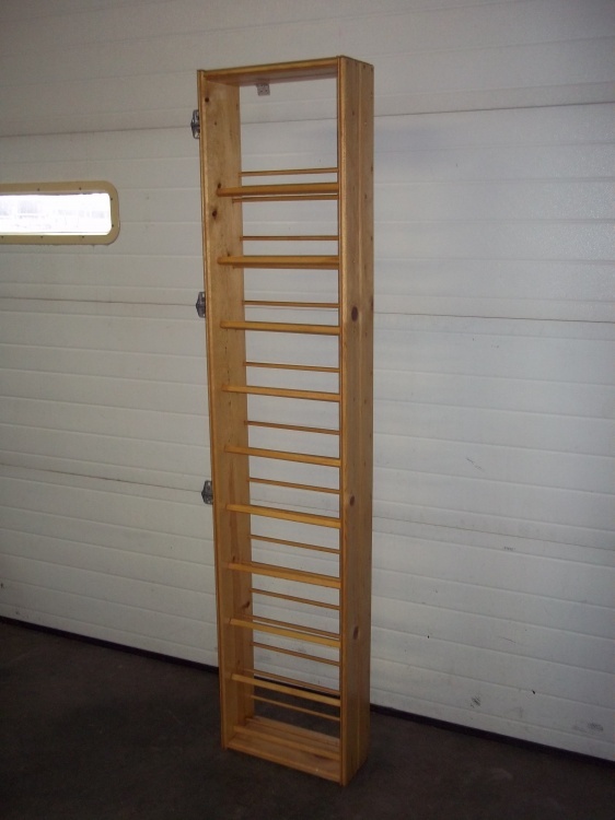 lot 188 image: CD wood shelf