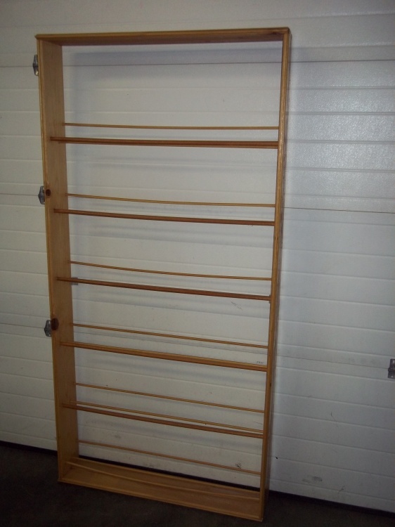 lot 189 image: DVD wood shelf