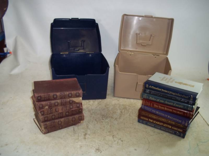 lot 193 image: Books and File Folder holders
