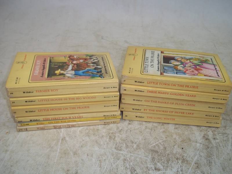 lot 194 image: Little House On the Prairie Books