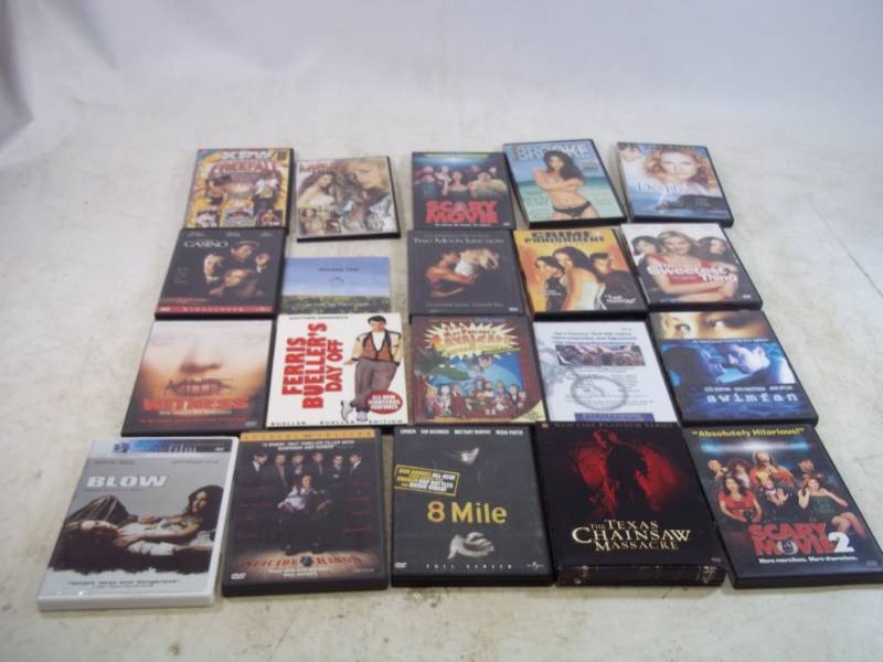 lot 201 image: 20 DVDs