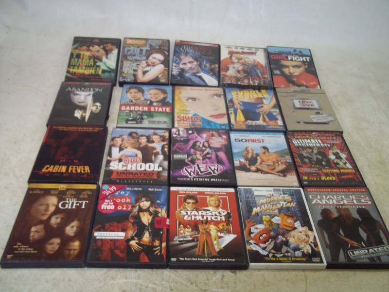 lot 202 image: 20 DVDs