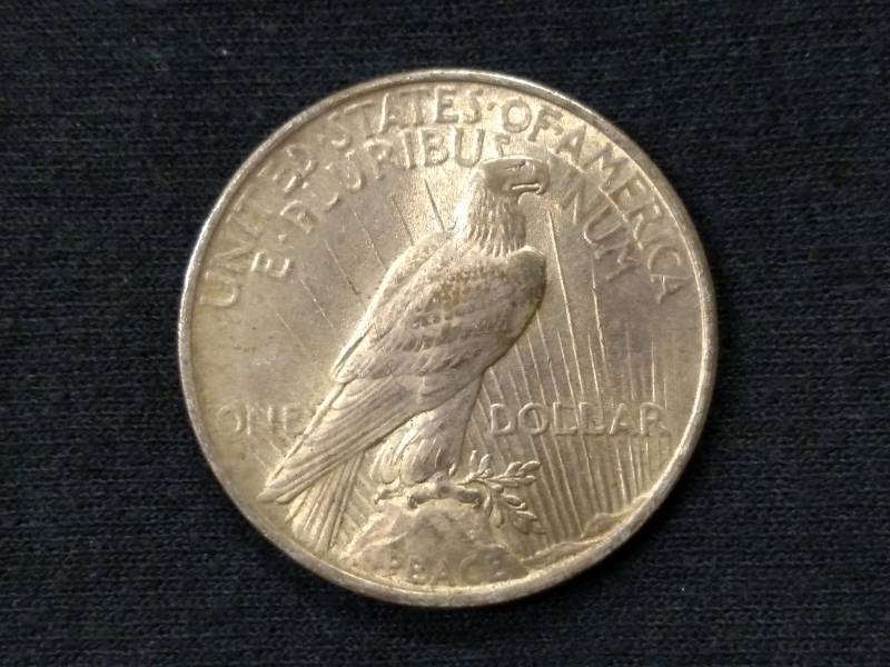 lot 25 image: 1922 Peace Silver Dollar...
