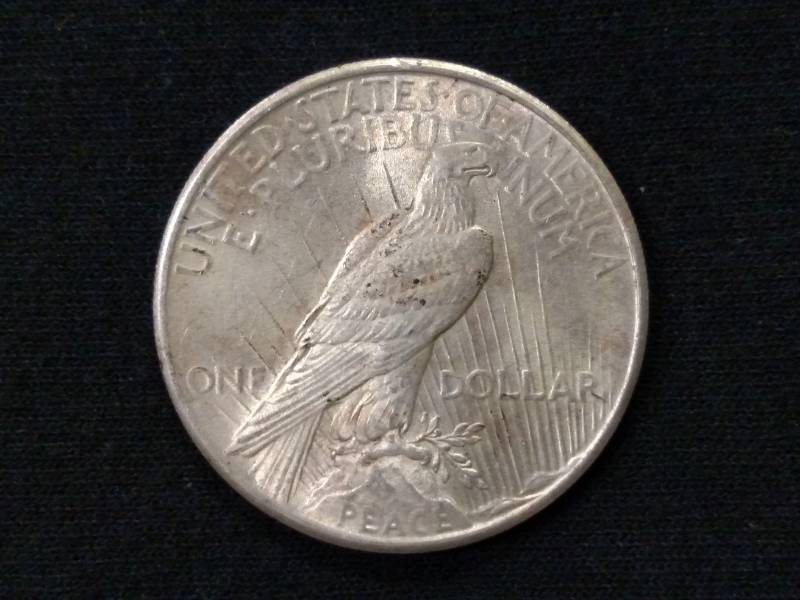 lot 30 image: 1924 Peace Silver Dollar...