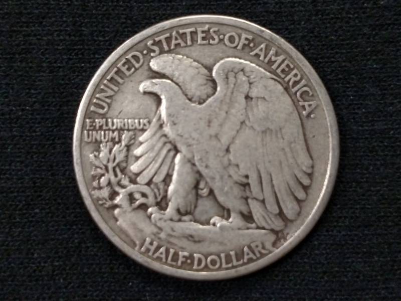 lot 37 image: 1936 Walking Liberty Silver Half Do...