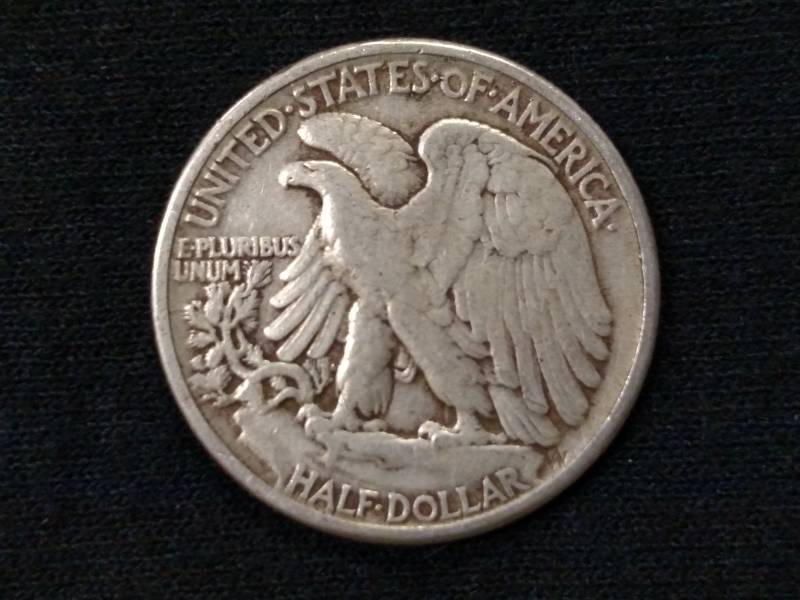lot 41 image: 1941 Walking Liberty Silver Half Do...