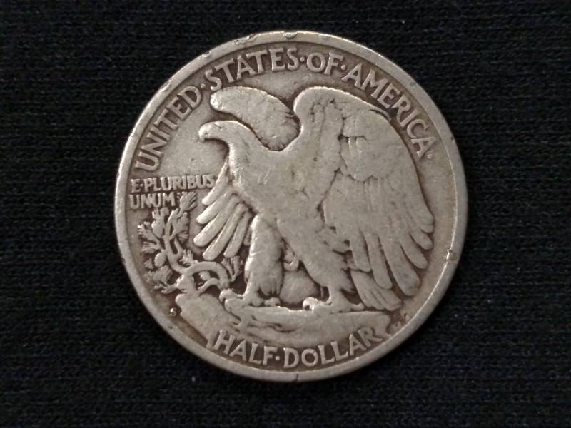 lot 43 image: 1942 S Walking Liberty Silver Half ...