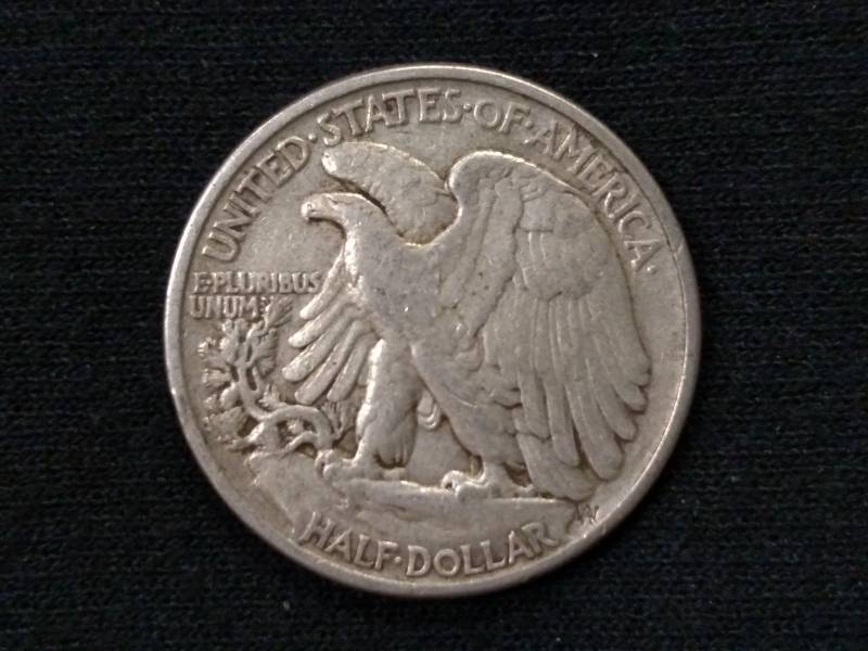 lot 44 image: 1943 Walking Liberty Silver Half Do...