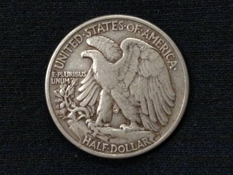 lot 46 image: 1944 Walking Liberty Silver Half Do...