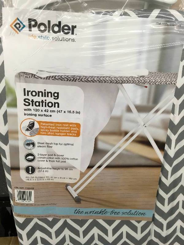 lot 212 image: Polder Ironing Board, Retail $39.99