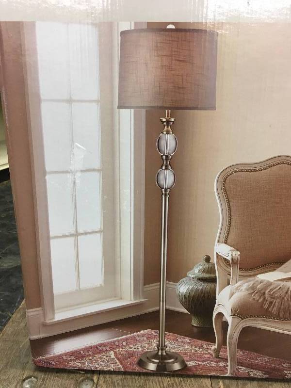 lot 226 image: Crystal Floor Lamp, Retail $69.99