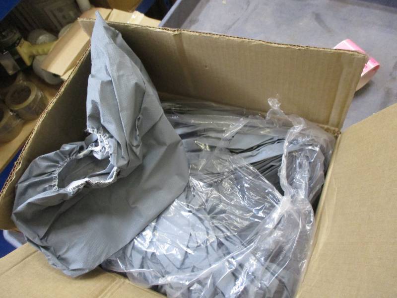 lot 30 image: 8.25 High Gray ProShield 70 Serged Seams Skid Resistant Sole Shoe Cover
