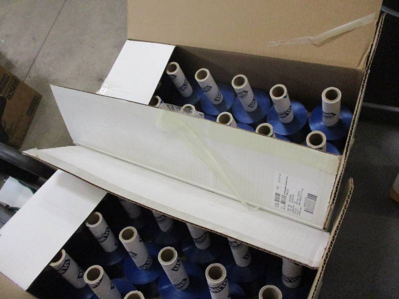 lot 59 image: 3 x 1000 80ga Black Stretch Film wDispenser