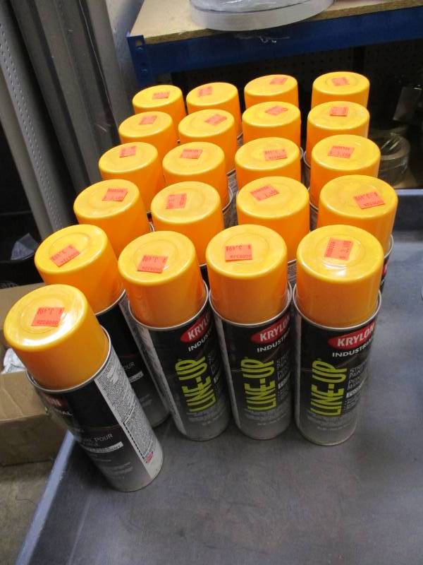 lot 68 image: Striping Paint - Highway Yellow