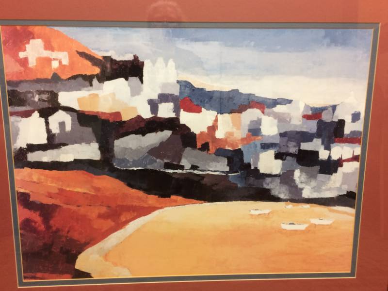 lot 12 image: Lovely Large Art Print 41 x 34
