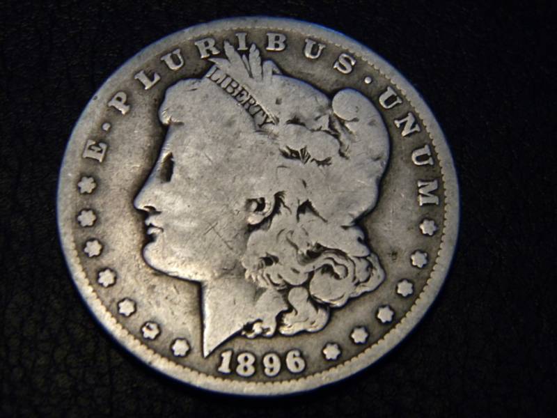 1896 O Morgan Silver Dollar