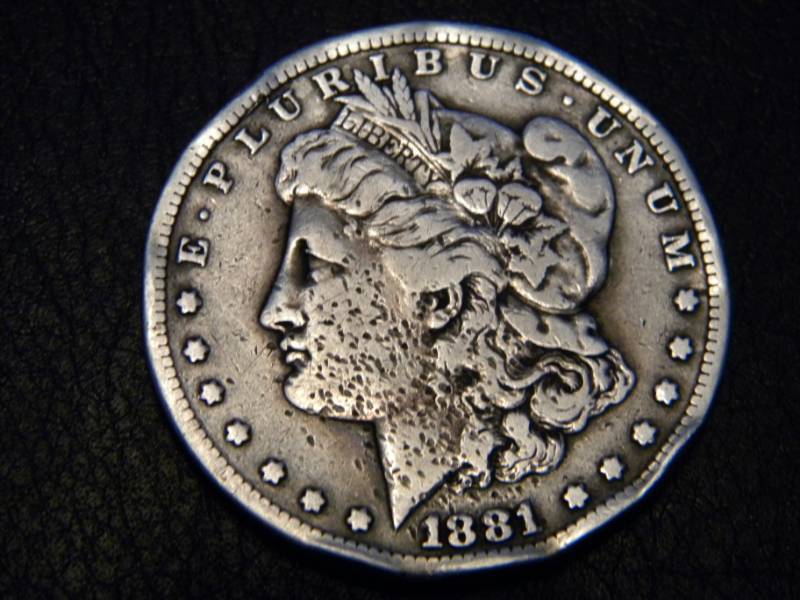 1881 S  Morgan Silver Dollar