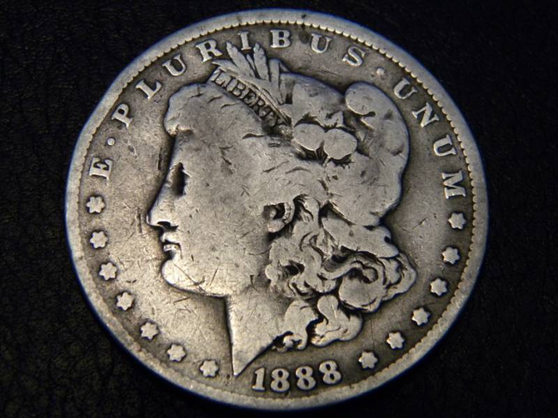 1888 O Morgan Silver Dollar